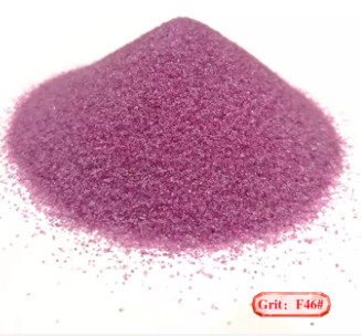 46 Grit Pink Aluminium Oksida / Oksida Amfoter